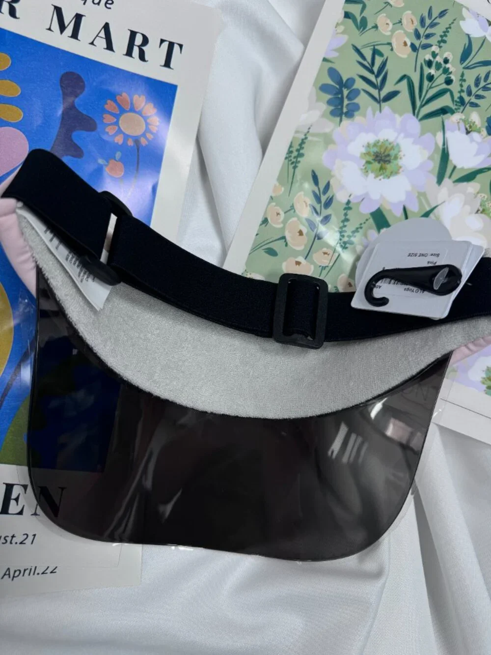 👒 NWT Alo Yoga Vintage Pink Airlift Solar Visor Tennis Golf Sun Hat Summer 😉